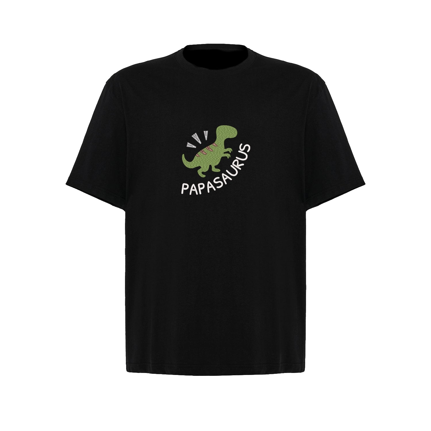 Koszulka Papasaurus z haftem – prezent dla taty z humorem i charakterem Haft z radości