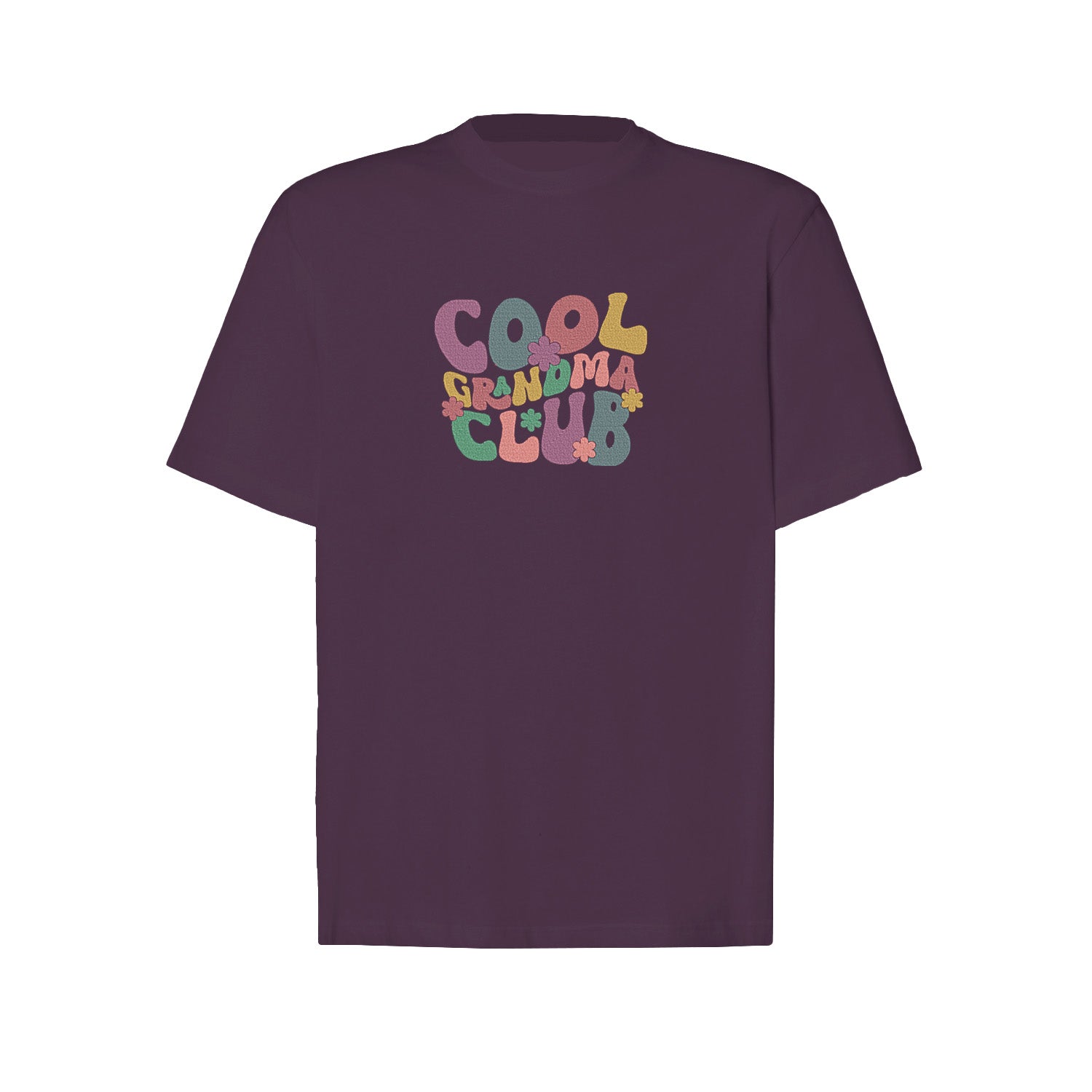 Koszulka z haftem Cool Grandma Club – prezent dla wyjątkowej Babci Haft z radości - nadruki i haft na odzieży Warszawa