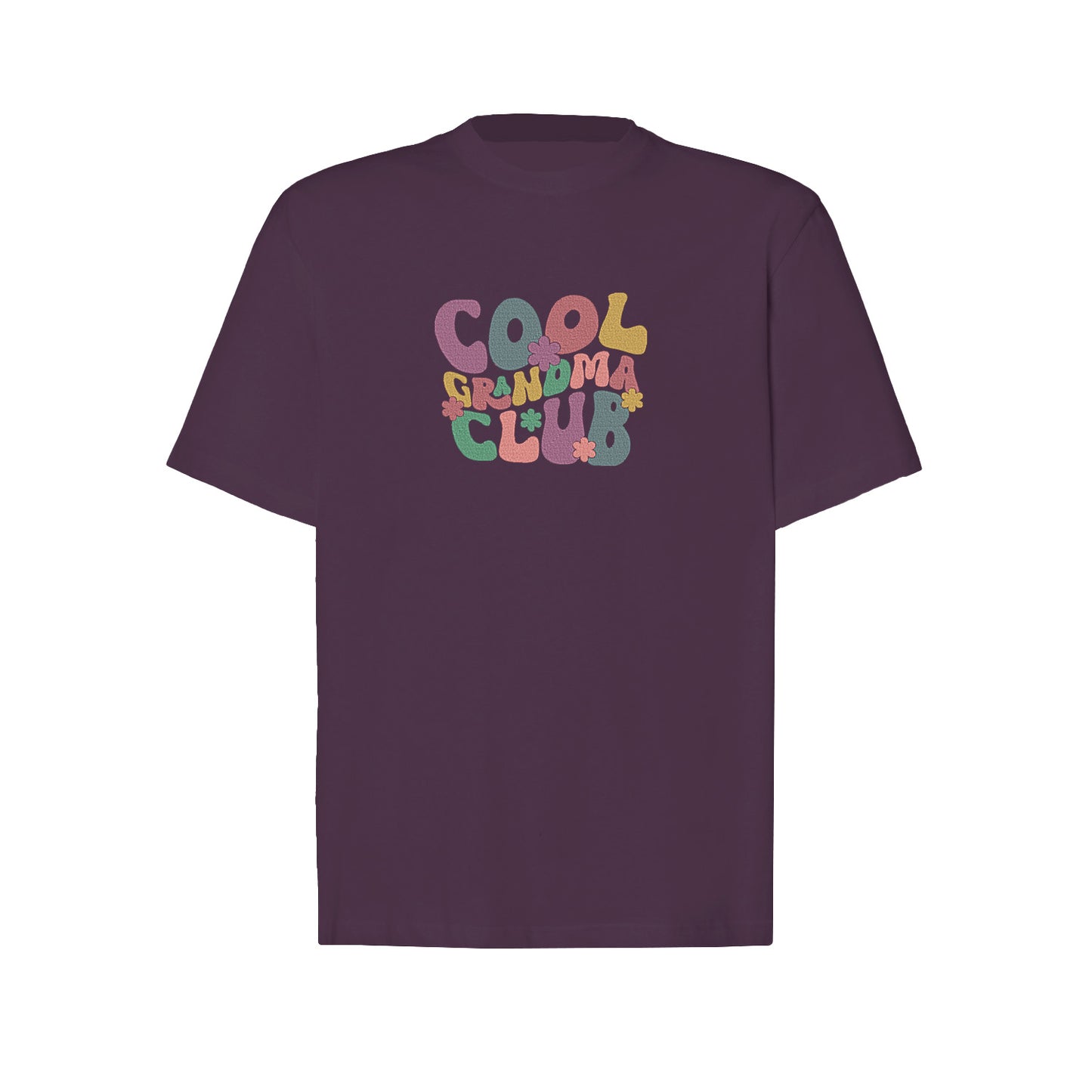 Koszulka z haftem Cool Grandma Club – prezent dla wyjątkowej Babci Haft z radości - nadruki i haft na odzieży Warszawa