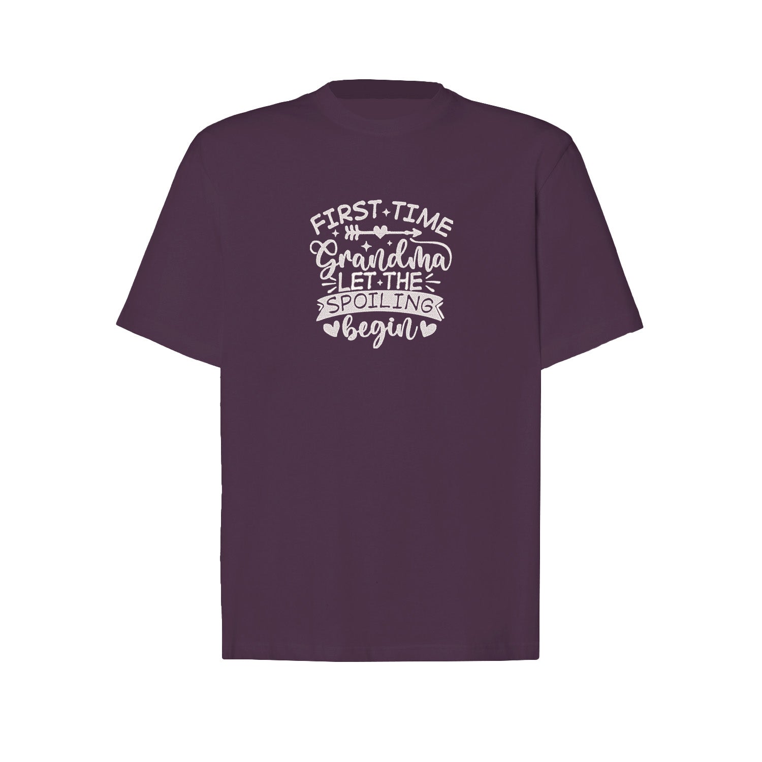 Koszulka First Time Grandma – haftowany prezent dla świeżej Babci Haft z radości - nadruki i haft na odzieży Warszawa