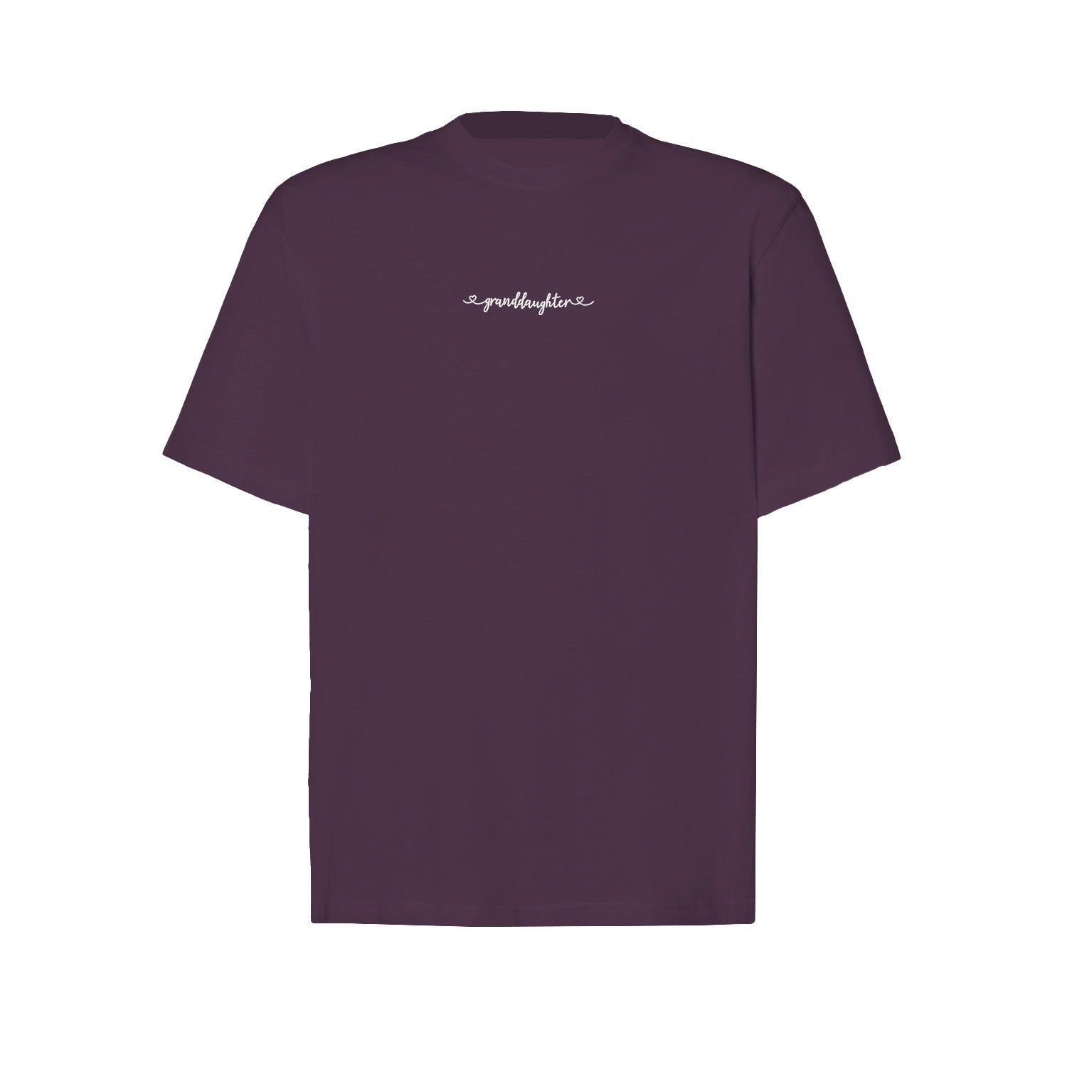 Koszulka Granddaughter with Heart – haft dla ukochanej wnuczki Haft z radości - nadruki i haft na odzieży Warszawa