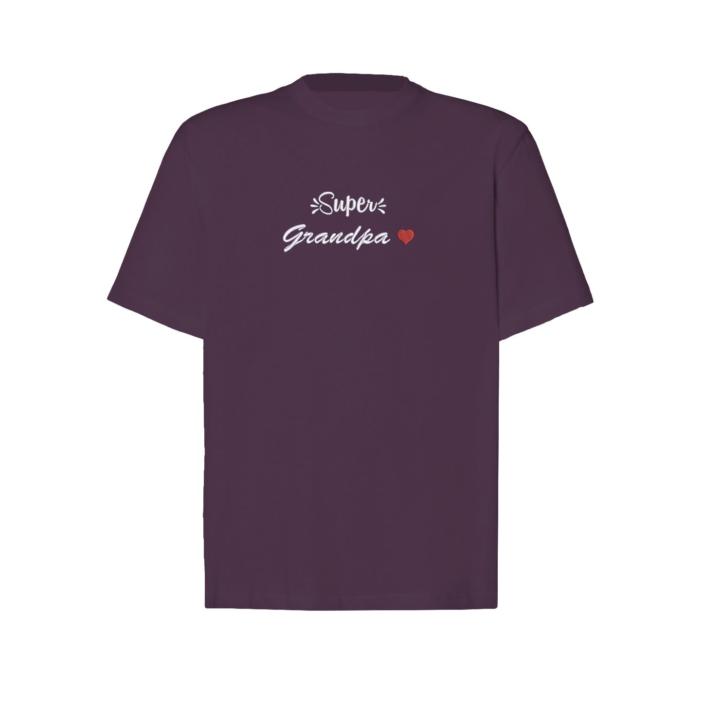 Koszulka Super Grandpa – haftowany napis dla wyjątkowego Dziadka Haft z radości - nadruki i haft na odzieży Warszawa