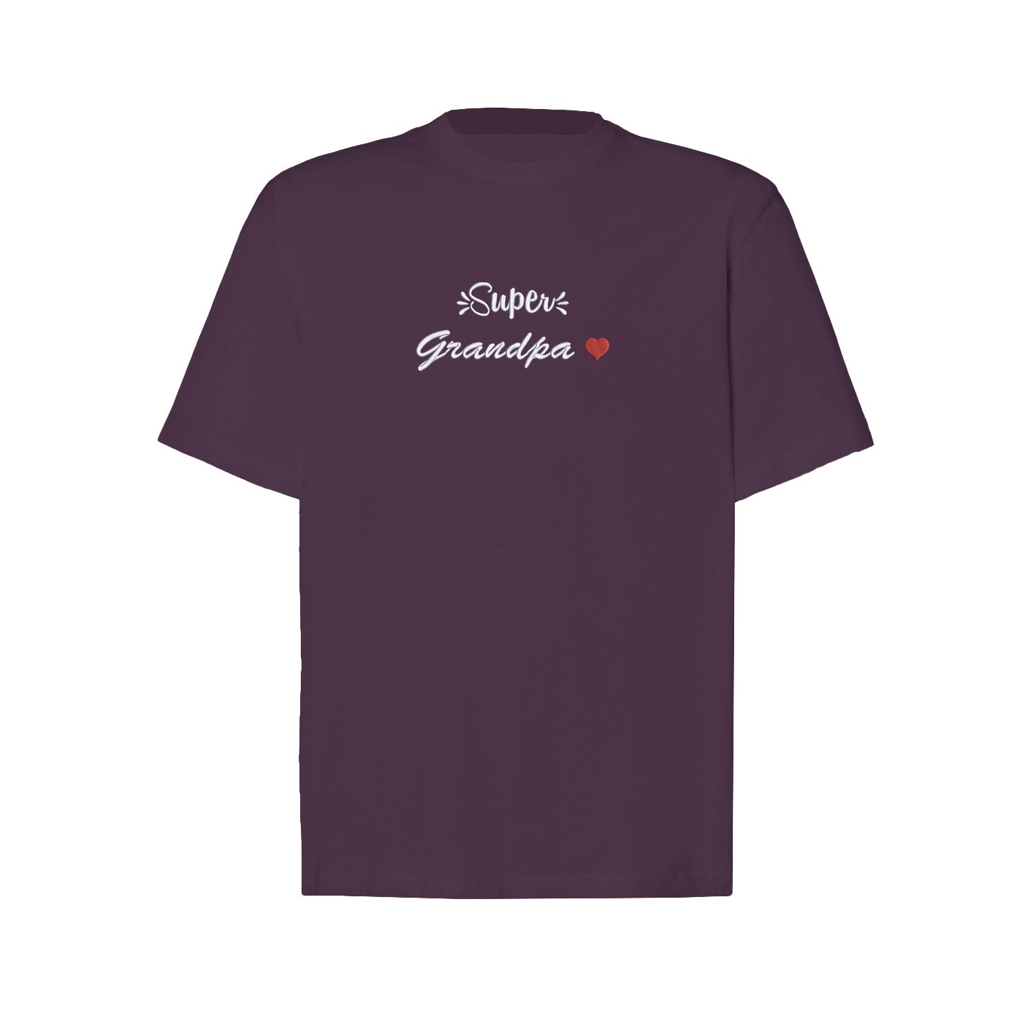 Koszulka Super Grandpa – haftowany napis dla wyjątkowego Dziadka Haft z radości - nadruki i haft na odzieży Warszawa