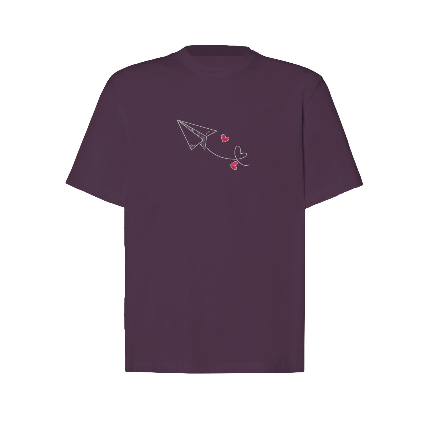 Koszulka z Haftem „Walentynkowy Liścik” – uroczy detal Haft z radości - nadruki i haft na odzieży Warszawa