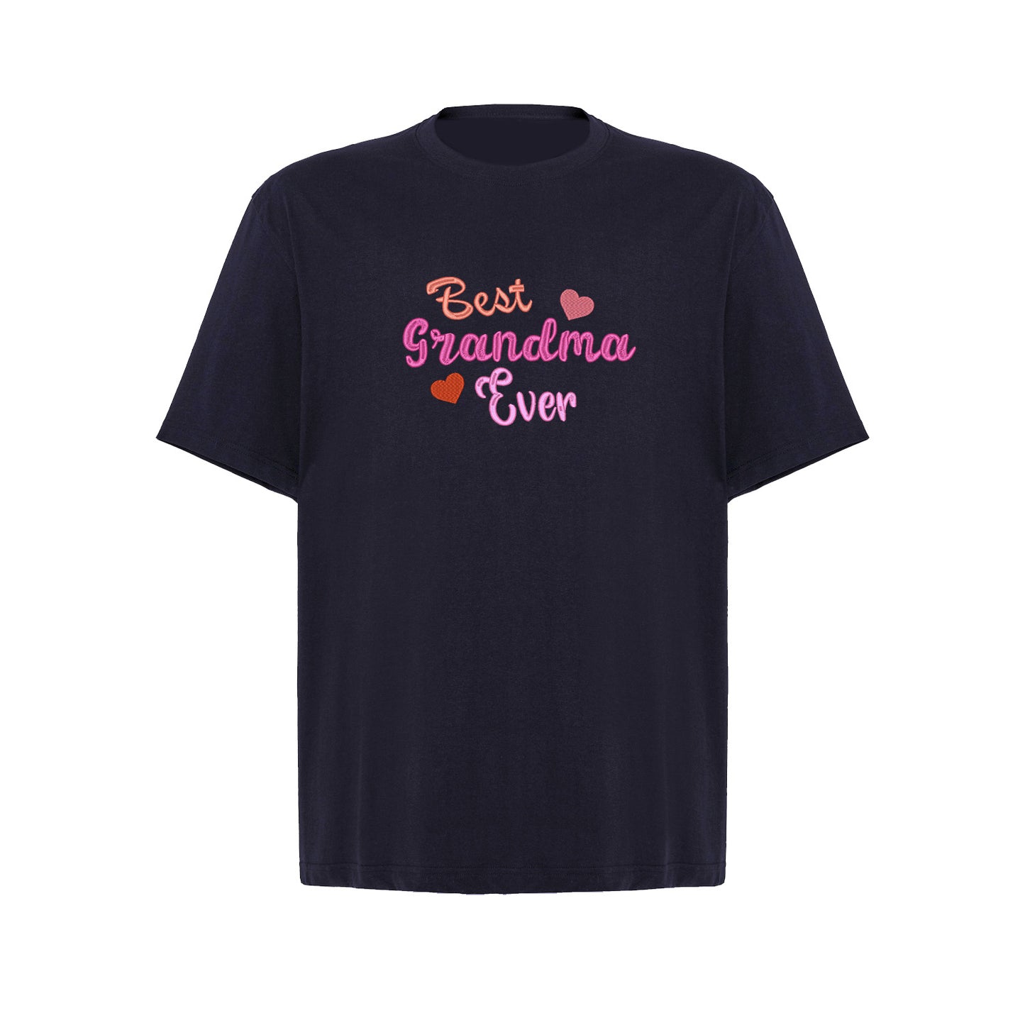 Koszulka z haftem Best Grandma Ever – prezent dla Babci Haft z radości - nadruki i haft na odzieży Warszawa