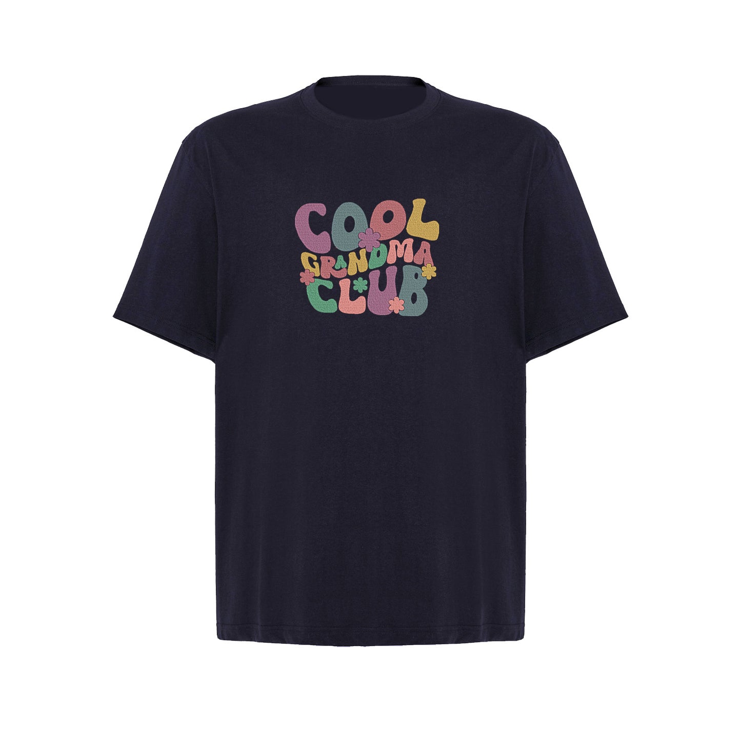Koszulka z haftem Cool Grandma Club – prezent dla wyjątkowej Babci Haft z radości - nadruki i haft na odzieży Warszawa