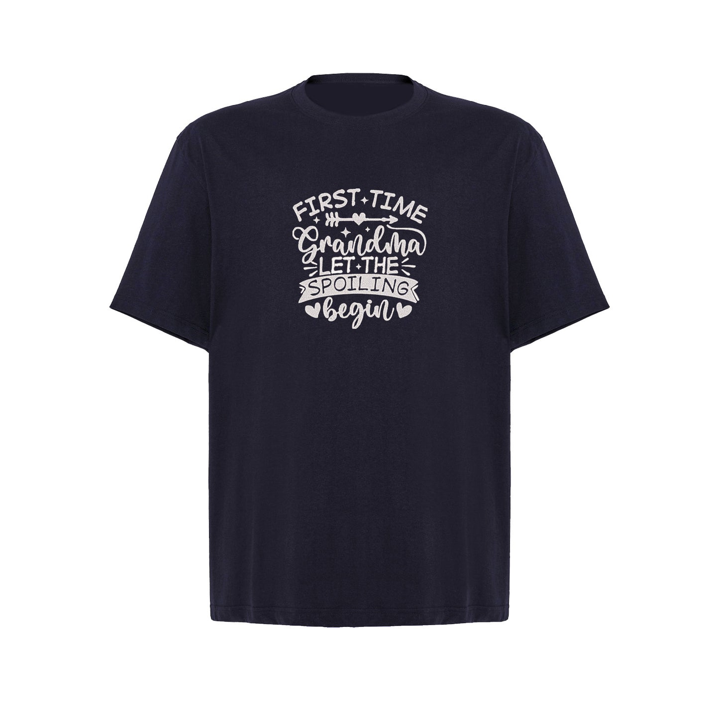 Koszulka First Time Grandma – haftowany prezent dla świeżej Babci Haft z radości - nadruki i haft na odzieży Warszawa