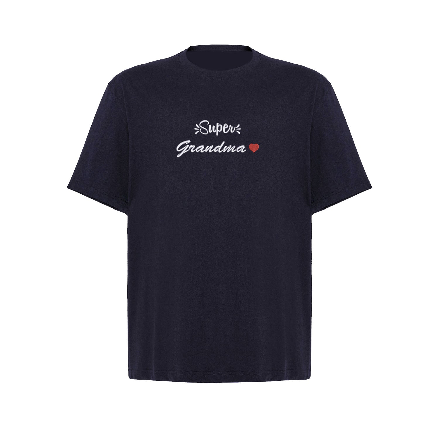 Koszulka Super Grandma – haftowany napis dla wyjątkowej Babci Haft z radości - nadruki i haft na odzieży Warszawa