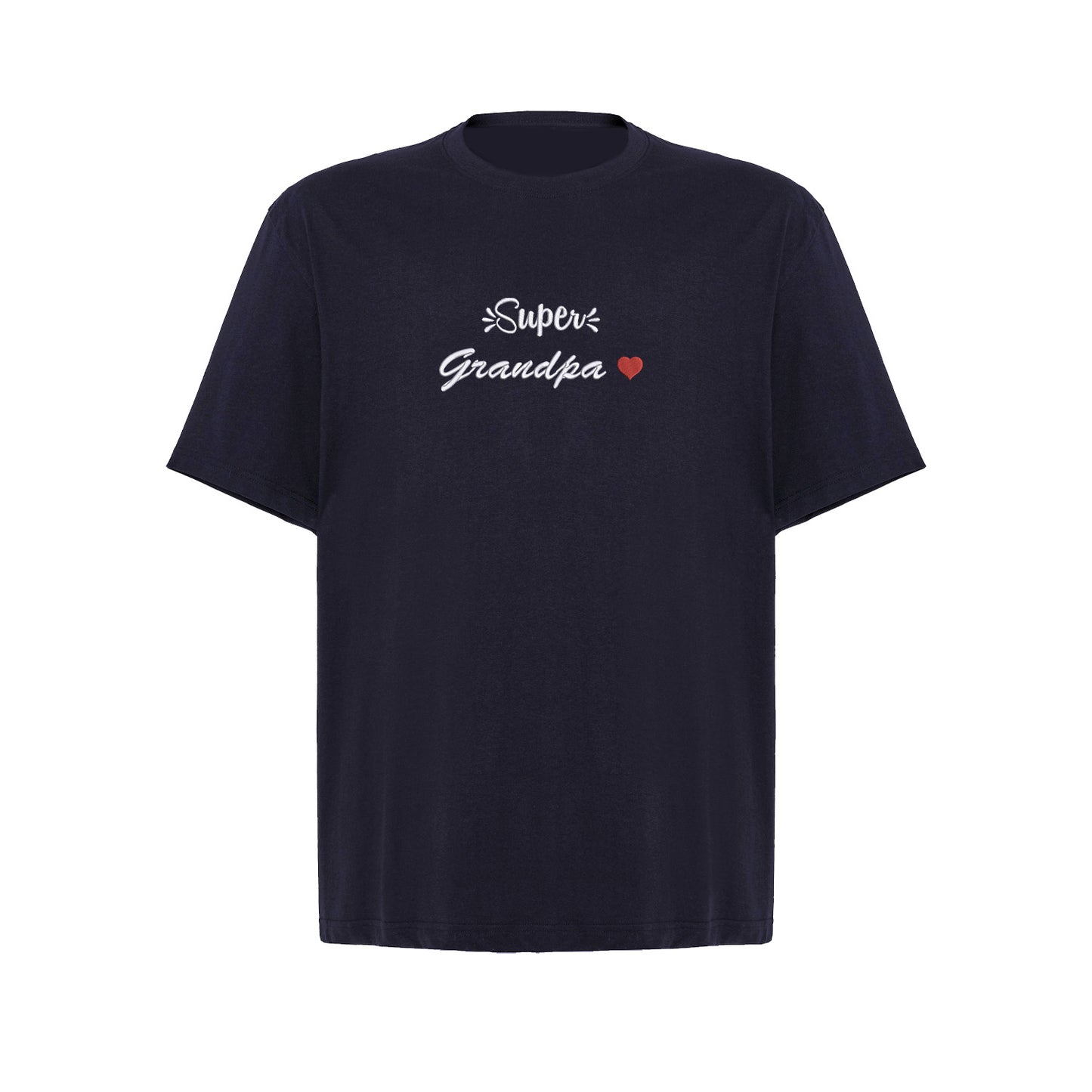 Koszulka Super Grandpa – haftowany napis dla wyjątkowego Dziadka Haft z radości - nadruki i haft na odzieży Warszawa