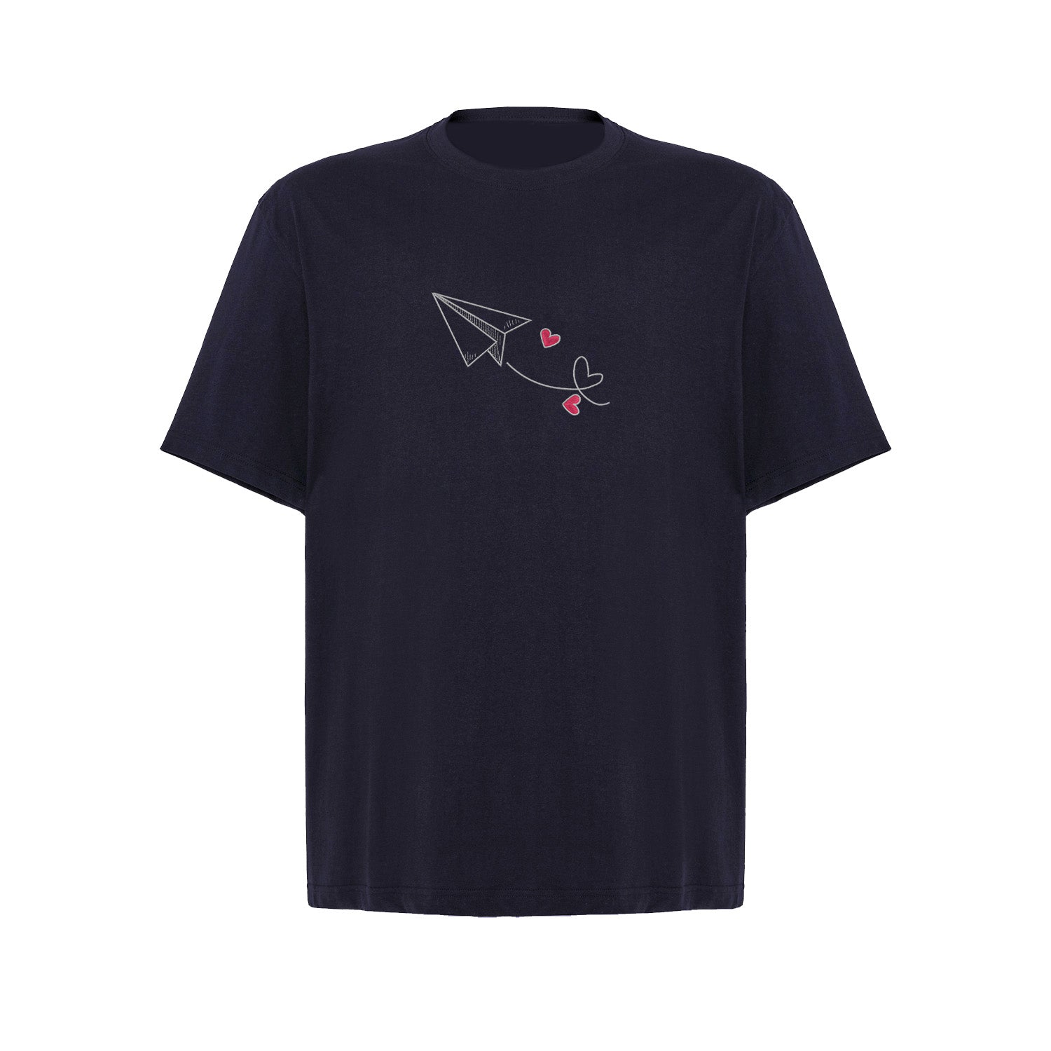 Koszulka z Haftem „Walentynkowy Liścik” – uroczy detal Haft z radości - nadruki i haft na odzieży Warszawa