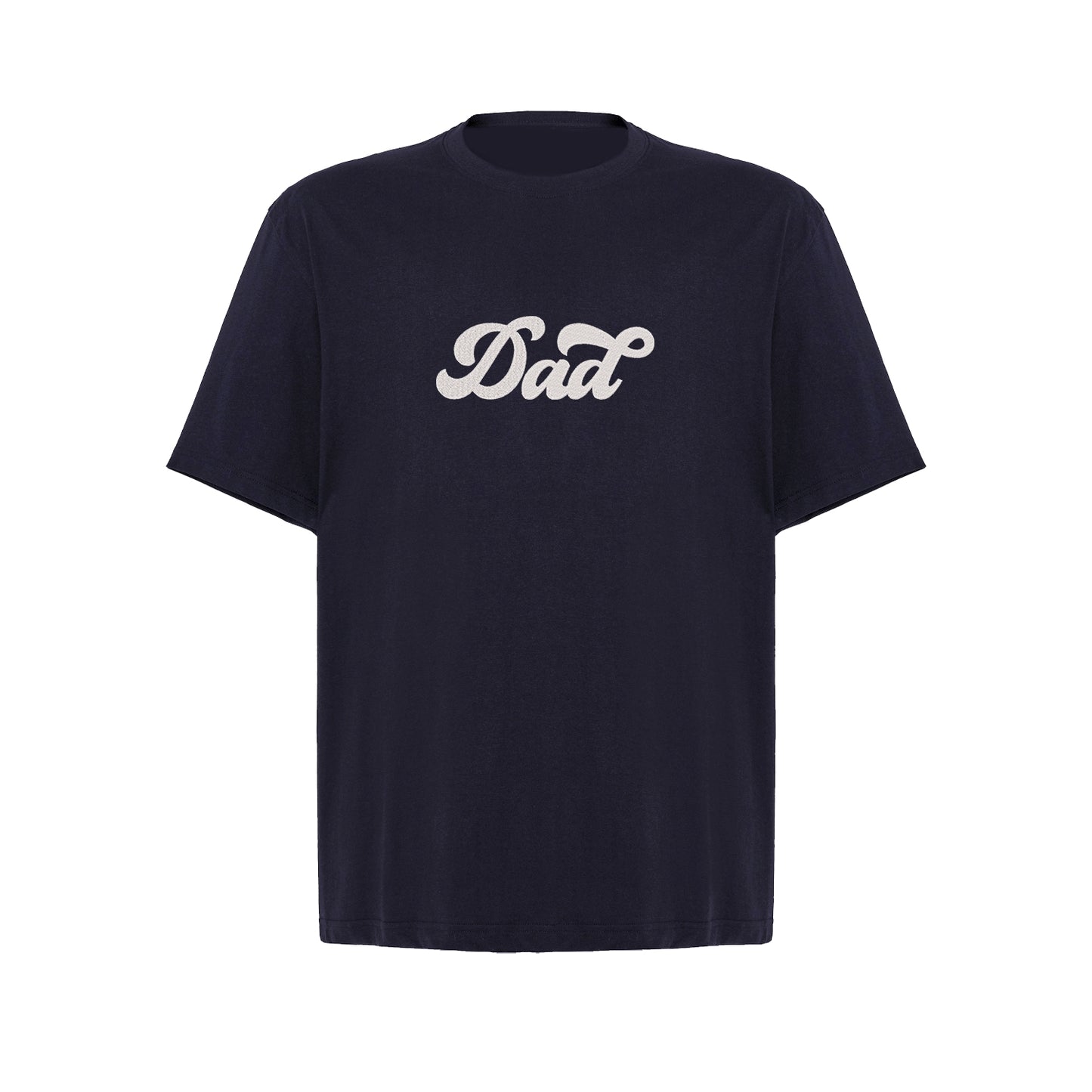 Koszulka „Dad 2”  z haftem – elegancki prezent dla taty, unisex, damska, oversize Haft z radości - nadruki i haft na odzieży Warszawa