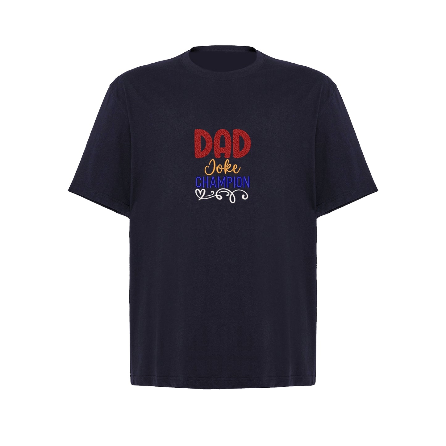 Koszulka oversize z haftem "Dad Joke Champion" – idealna dla taty z poczuciem humoru
