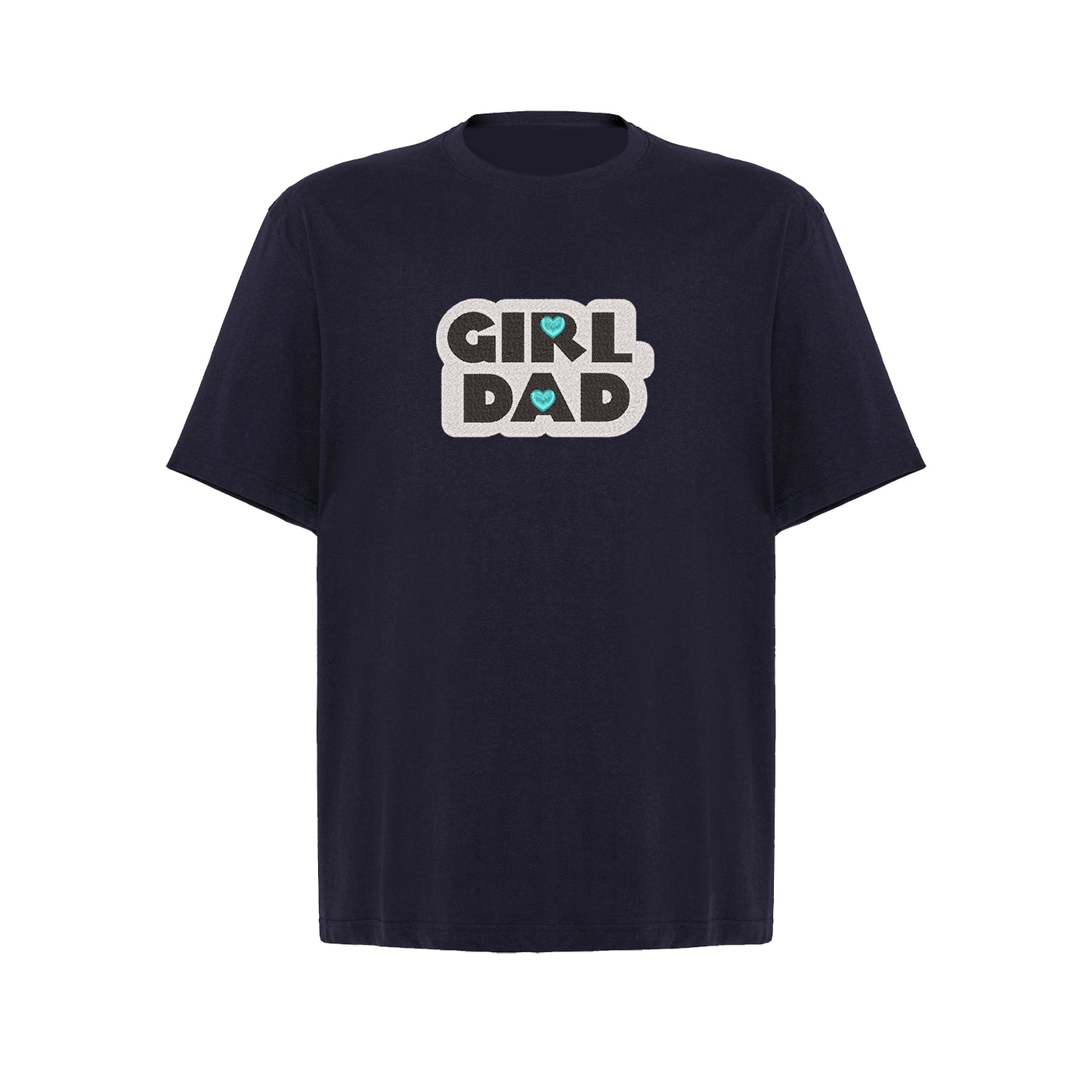 Koszulka oversize z haftem "Girl Dad" – idealna na prezent dla taty córki