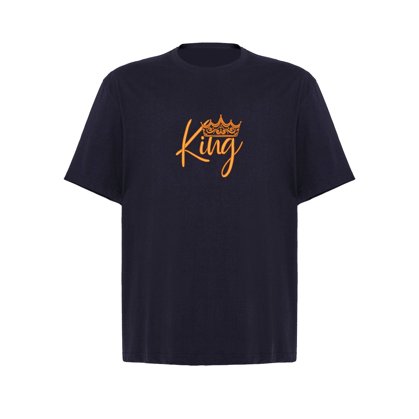 Koszulka oversize "King Crown" z haftem – prezent dla mężczyzny z klasą