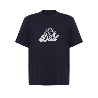 Koszulka oversize z haftem Volleyball Dad – idealna dla taty siatkarza lub kibica siatkówki Haft z radości