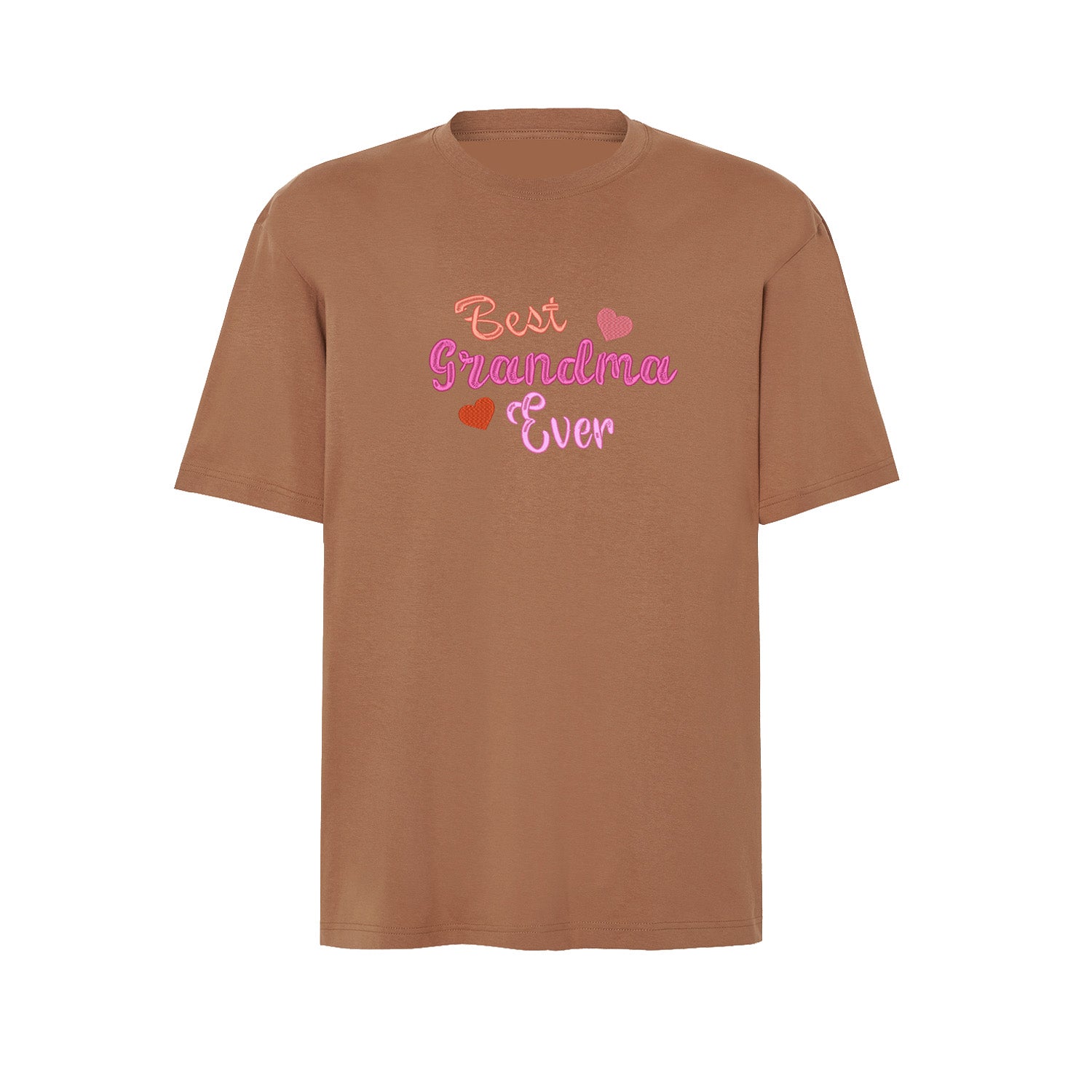 Koszulka z haftem Best Grandma Ever – prezent dla Babci Haft z radości - nadruki i haft na odzieży Warszawa
