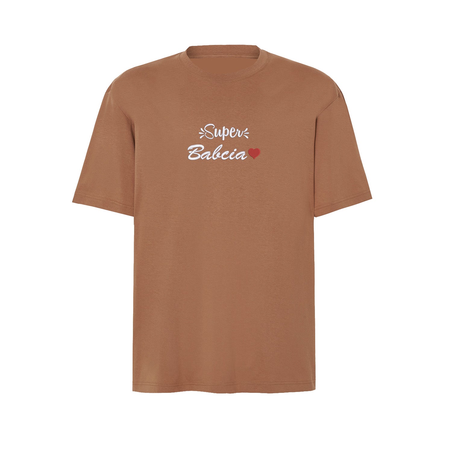 Super Babcia – koszulka z haftem dla wyjątkowej Babci Haft z radości - nadruki i haft na odzieży Warszawa