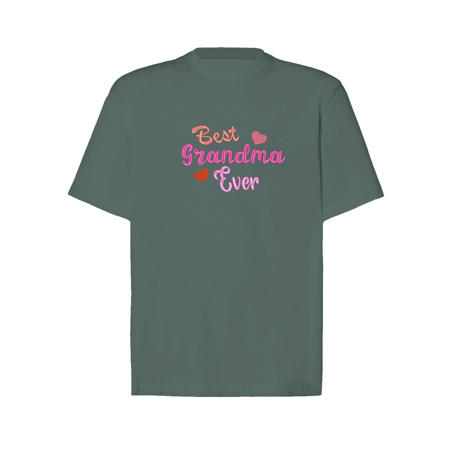 Koszulka z haftem Best Grandma Ever – prezent dla Babci Haft z radości - nadruki i haft na odzieży Warszawa
