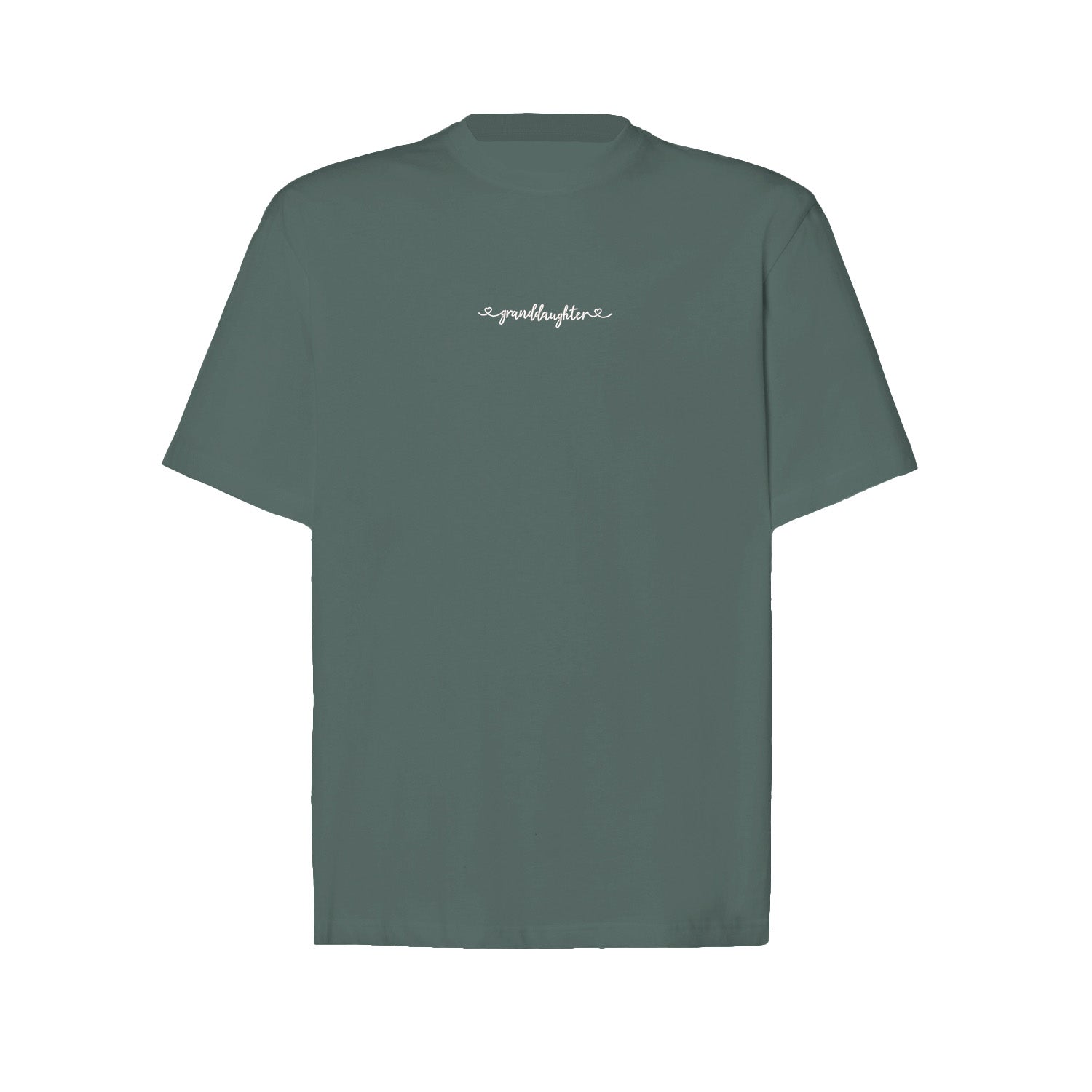 Koszulka Granddaughter with Heart – haft dla ukochanej wnuczki Haft z radości - nadruki i haft na odzieży Warszawa