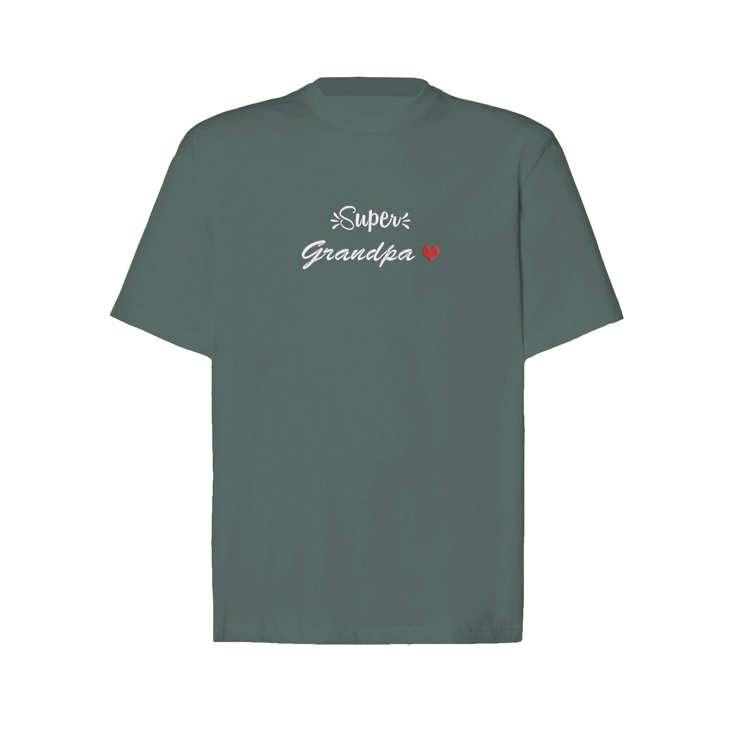 Koszulka Super Grandpa – haftowany napis dla wyjątkowego Dziadka Haft z radości - nadruki i haft na odzieży Warszawa