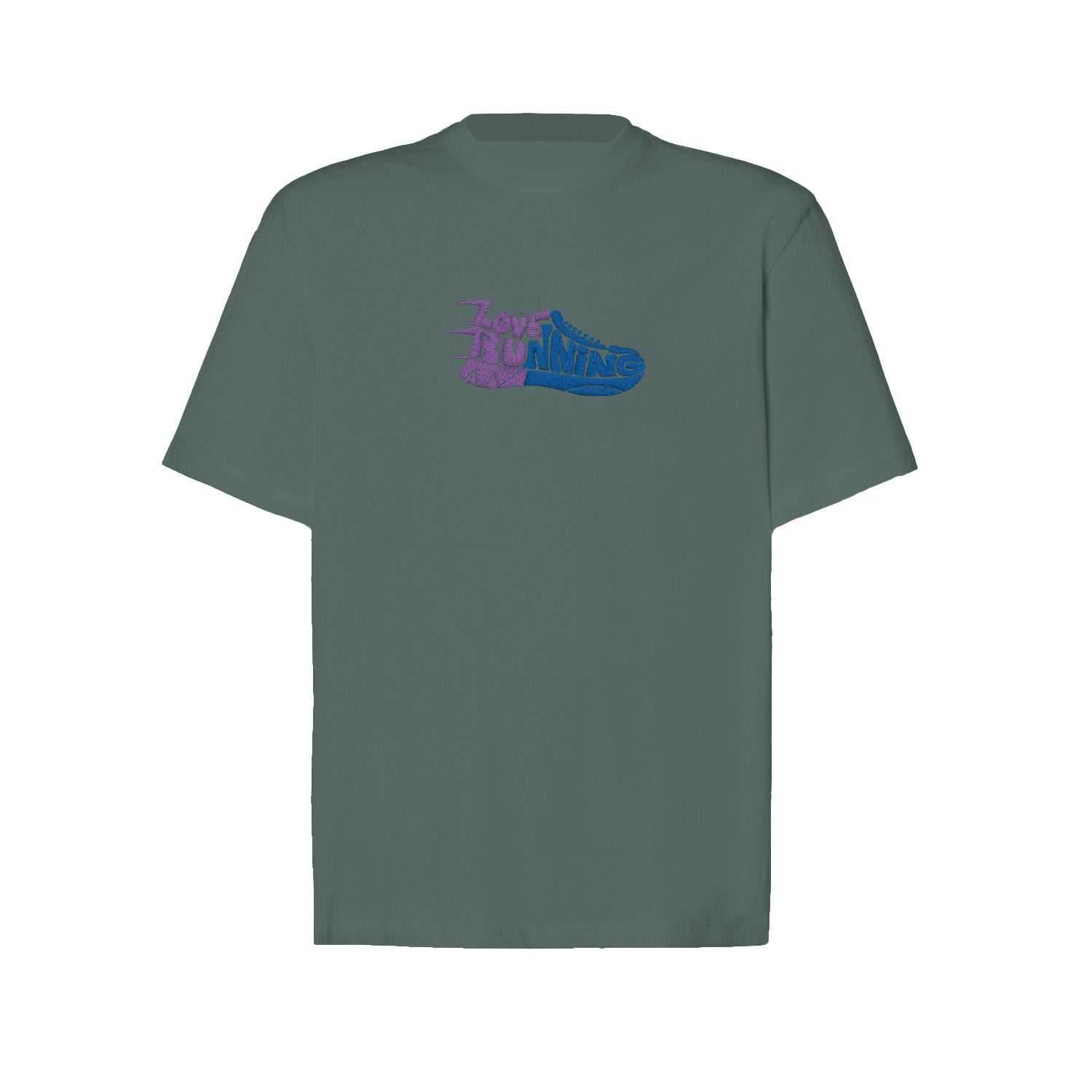 Koszulka z Haftem „Love Running” – pasja do biegania Haft z radości - nadruki i haft na odzieży Warszawa