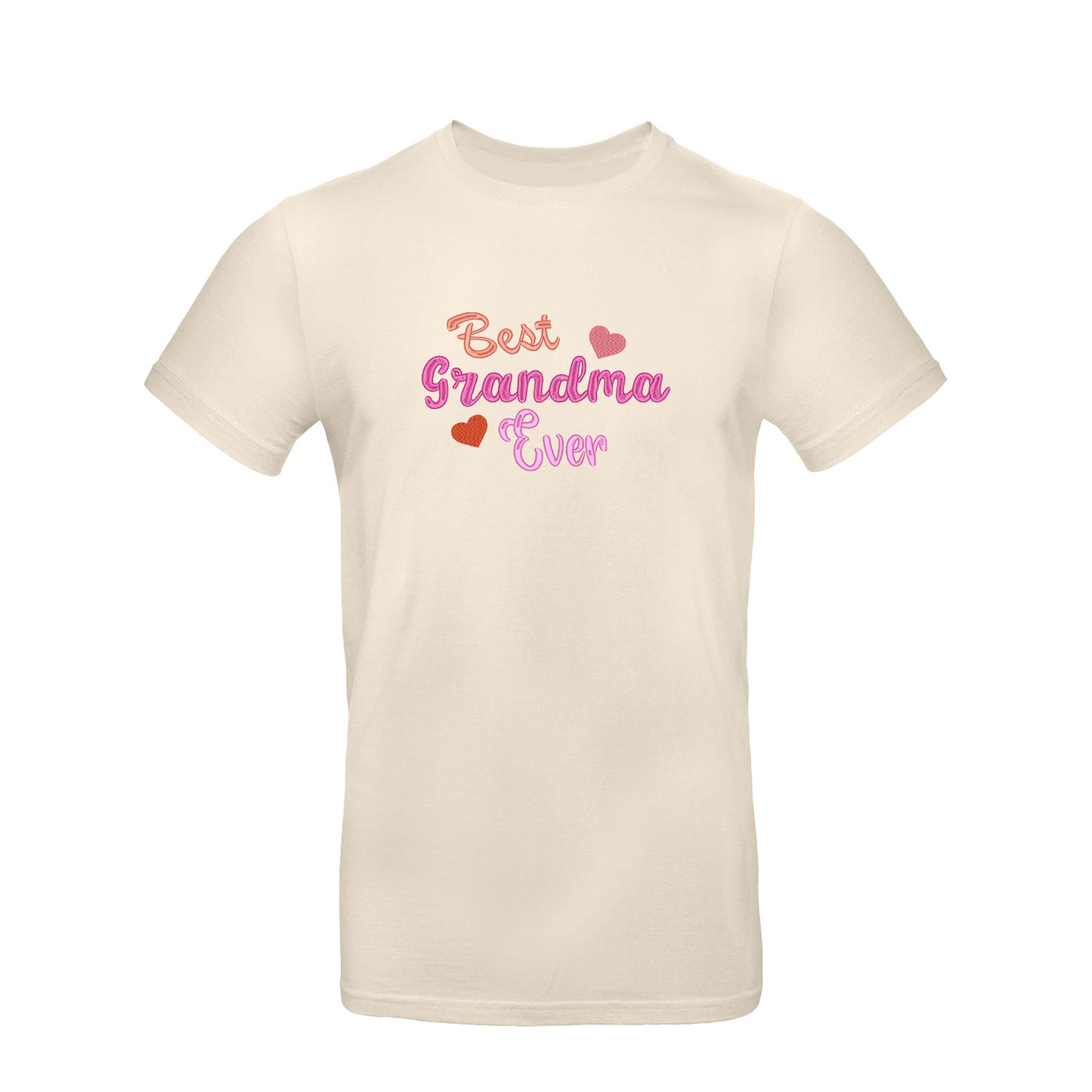 Koszulka z haftem Best Grandma Ever – prezent dla Babci Haft z radości - nadruki i haft na odzieży Warszawa