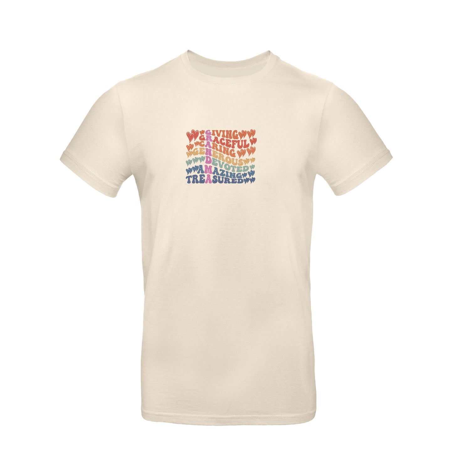 Koszulka Grandma Definition – kolorowy haft, idealny prezent dla Babci Haft z radości - nadruki i haft na odzieży Warszawa