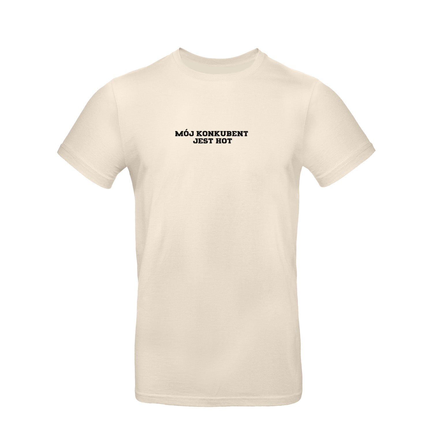 Koszulka z haftem "MÓJ KONKUBENT JEST HOT" – unisex, damska, oversize Haft z radości - nadruki i haft na odzieży Warszawa