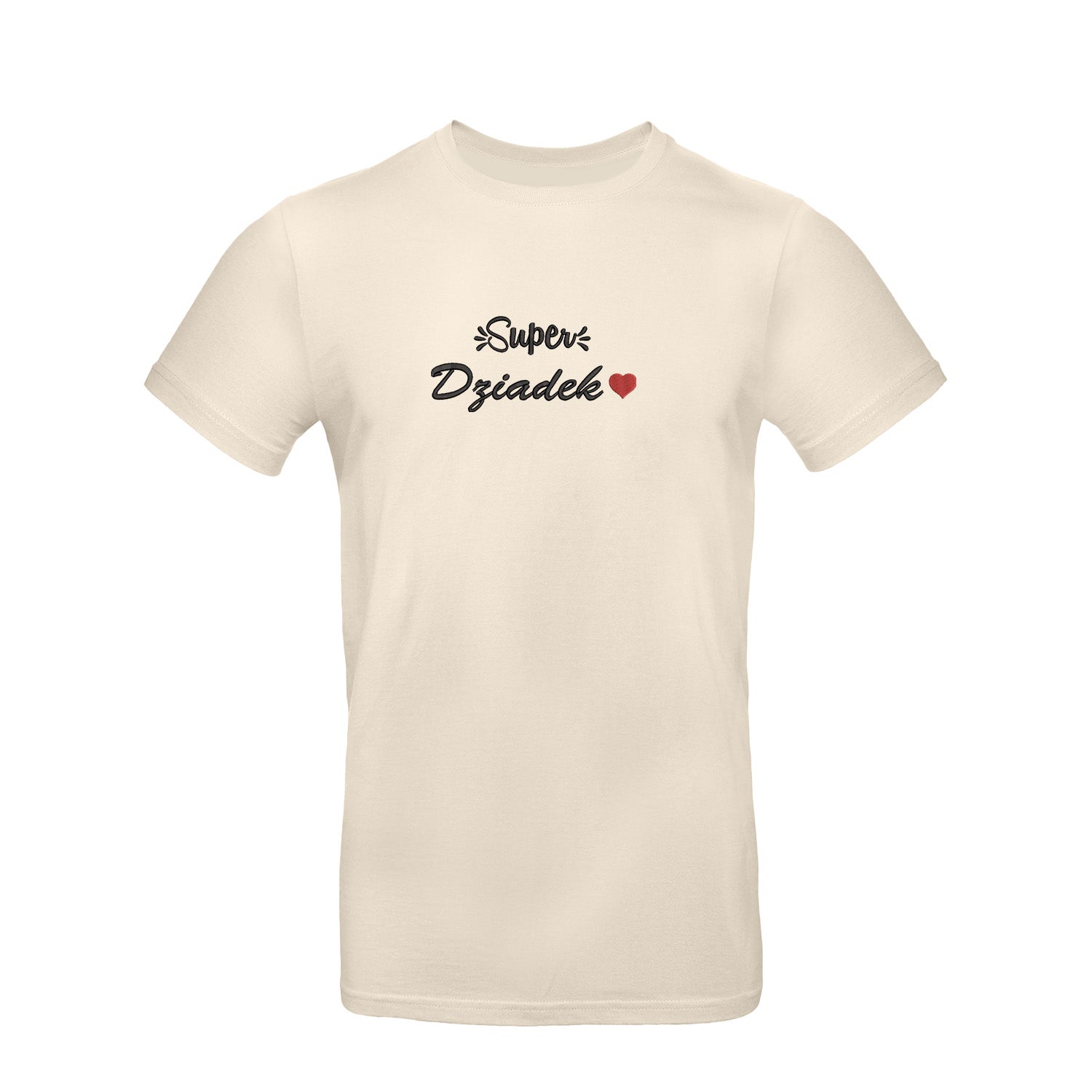 Super Dziadek – koszulka z haftem dla wyjątkowego Dziadka Haft z radości - nadruki i haft na odzieży Warszawa