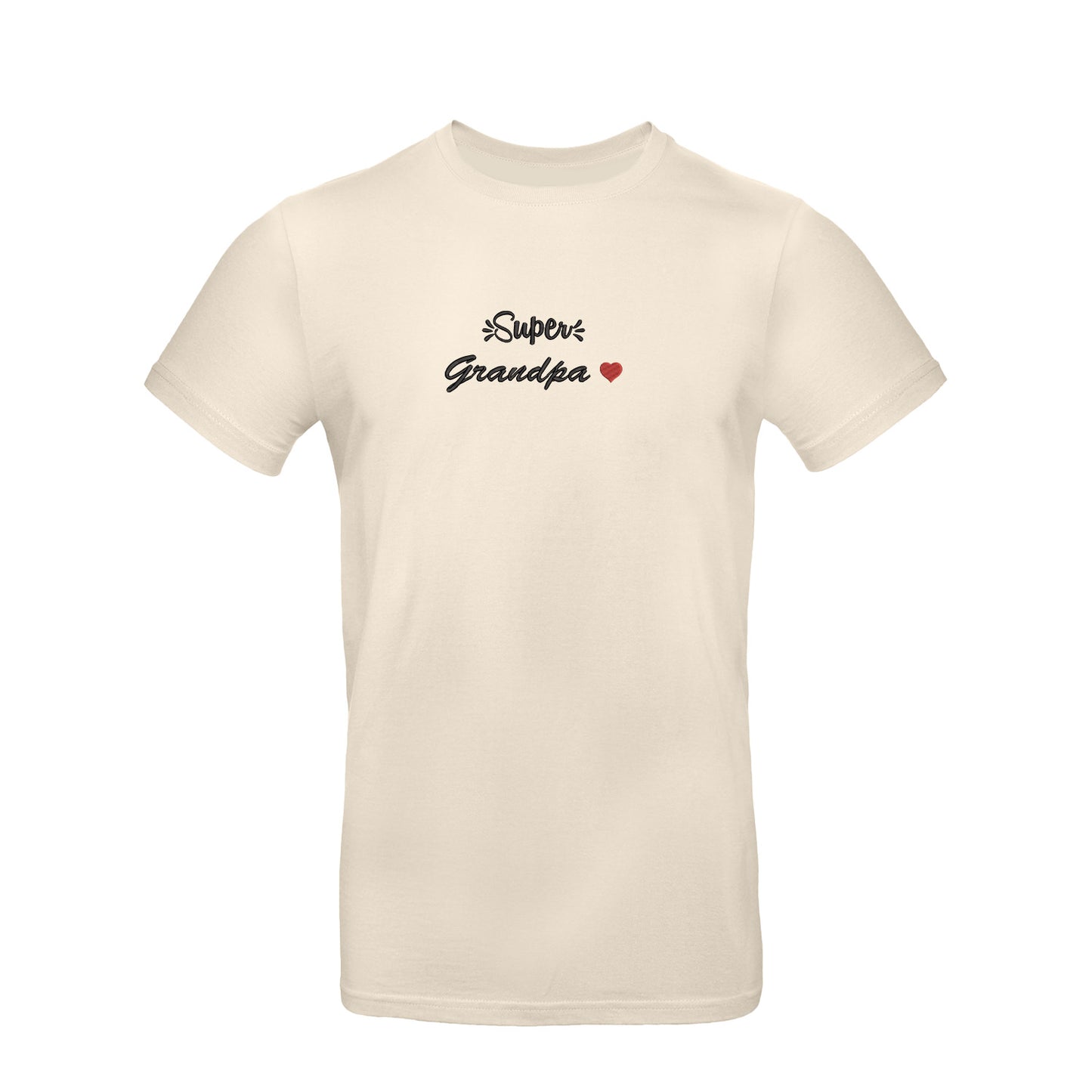 Koszulka Super Grandpa – haftowany napis dla wyjątkowego Dziadka Haft z radości - nadruki i haft na odzieży Warszawa