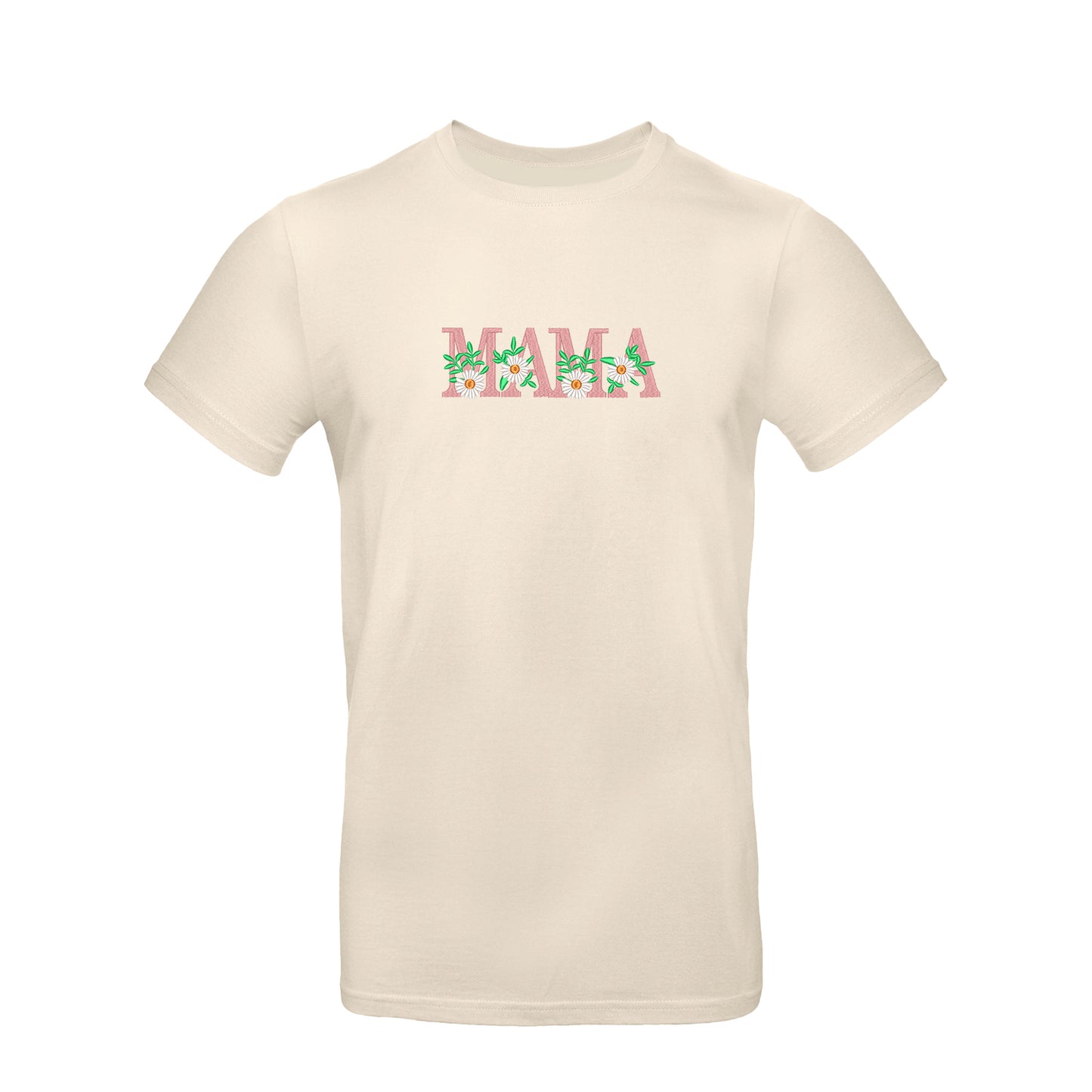 Koszulka Floral Mama 4 – Haft komputerowy | Damska, Unisex, Oversize Haft z radości - nadruki i haft na odzieży Warszawa