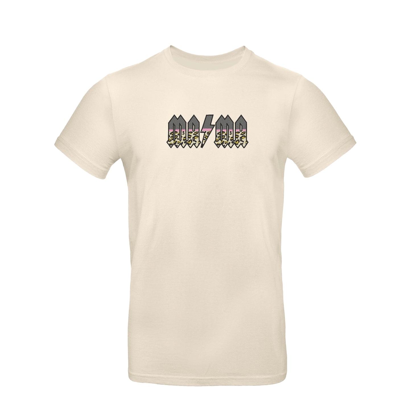 Koszulka Mama Embroidery Design 2 – Haft komputerowy | Damska, Unisex, Oversize Haft z radości - nadruki i haft na odzieży Warszawa