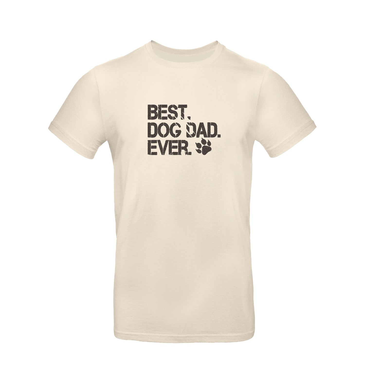 Koszulka unisex z haftem "Best Dog Dad Ever 2" – prezent dla miłośnika psów Haft z radości