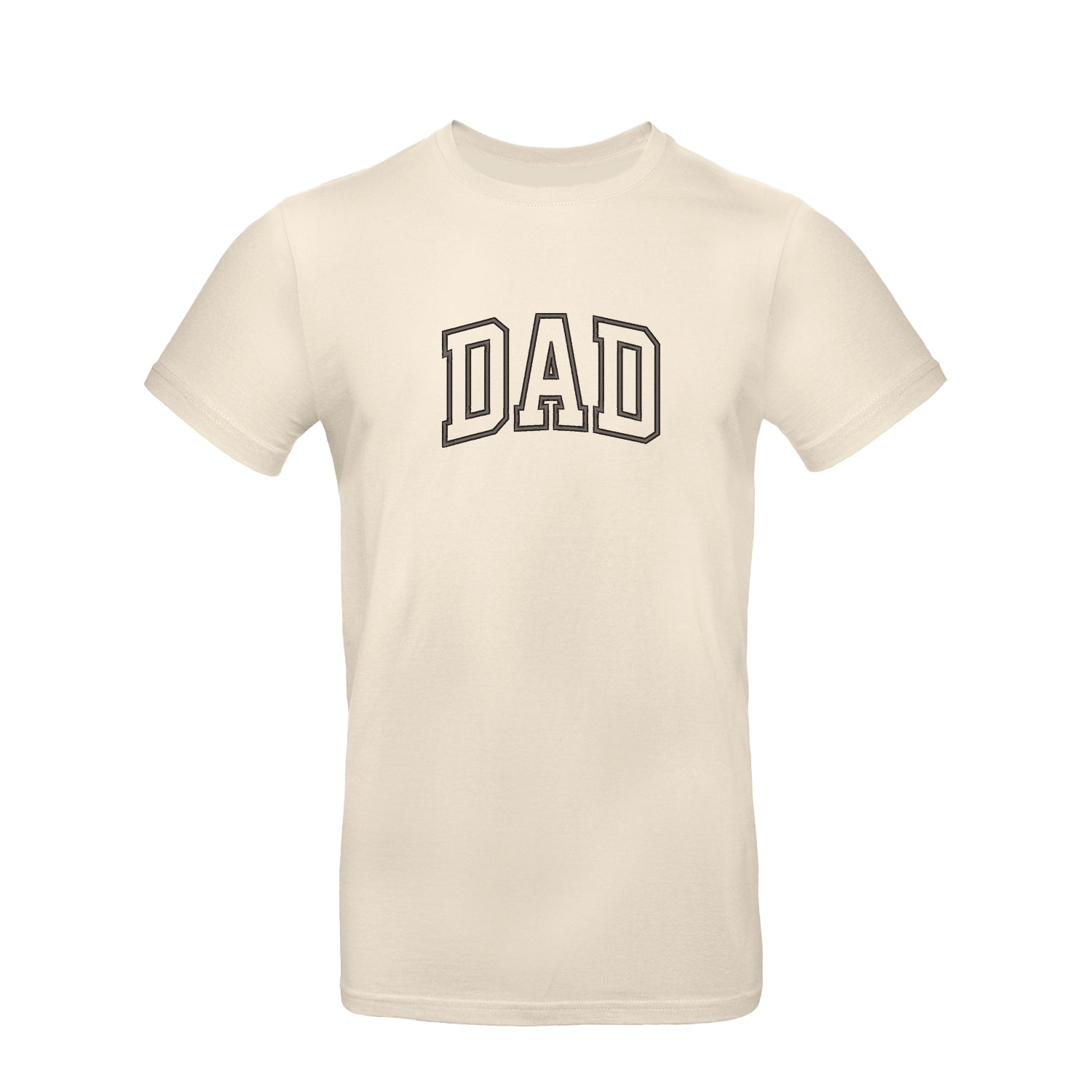 Koszulka unisex "Dad Applique" z haftem – stylowy prezent dla taty Haft z radości
