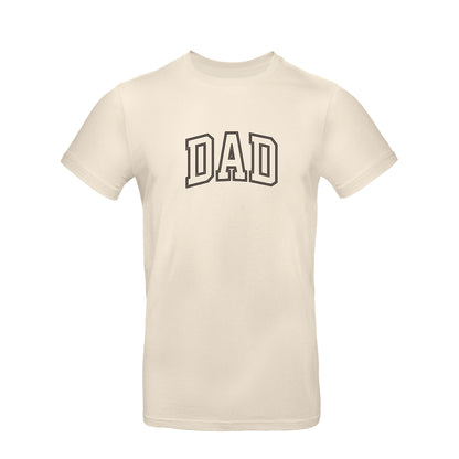 Koszulka unisex "Dad Applique" z haftem – stylowy prezent dla taty Haft z radości