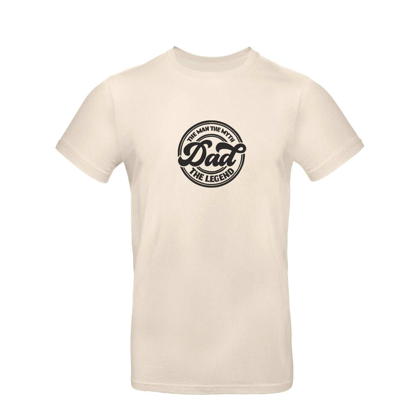 Koszulka unisex z haftem "Dad The Man The Myth The Legend" – prezent dla legendarnego taty