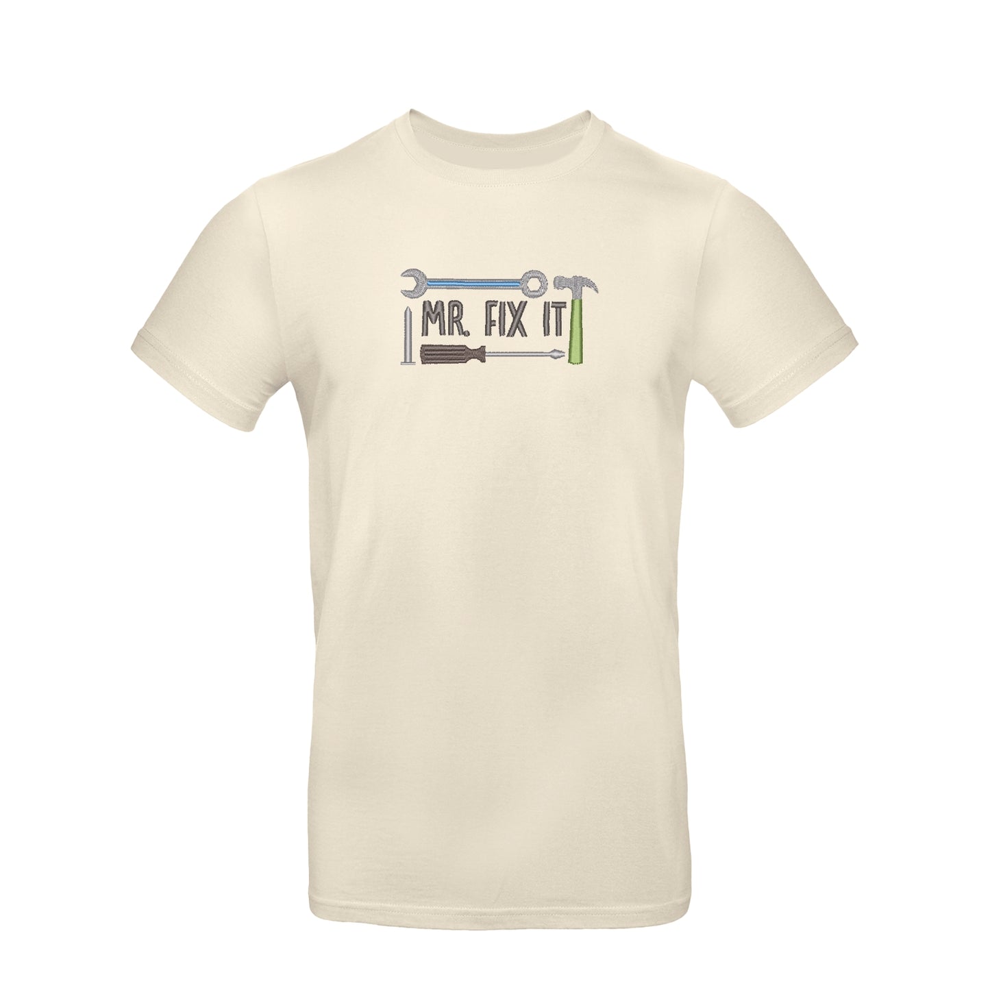 Koszulka unisex Mr Fix It 2– prezent dla majsterkowicza z haftem