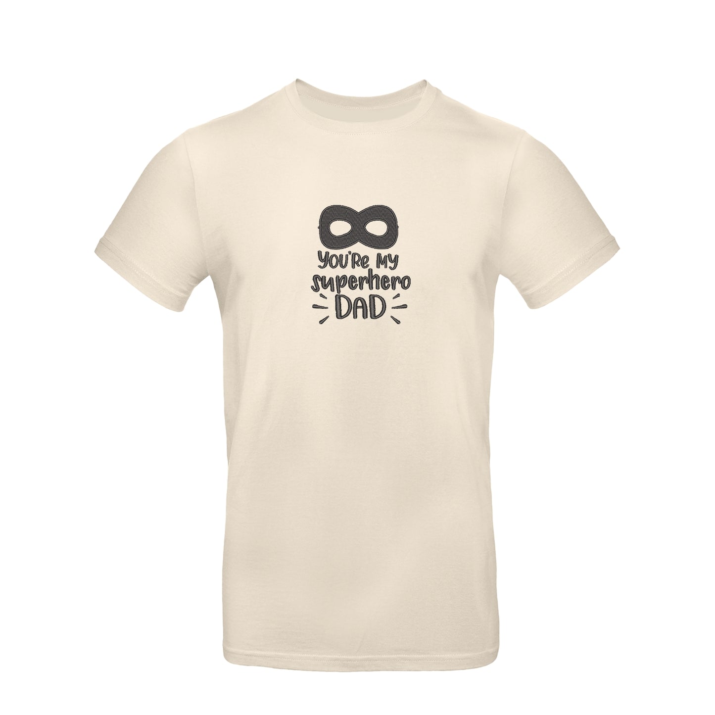 Koszulka unisex You’re My Superhero Dad – haftowana koszulka dla taty superbohatera
