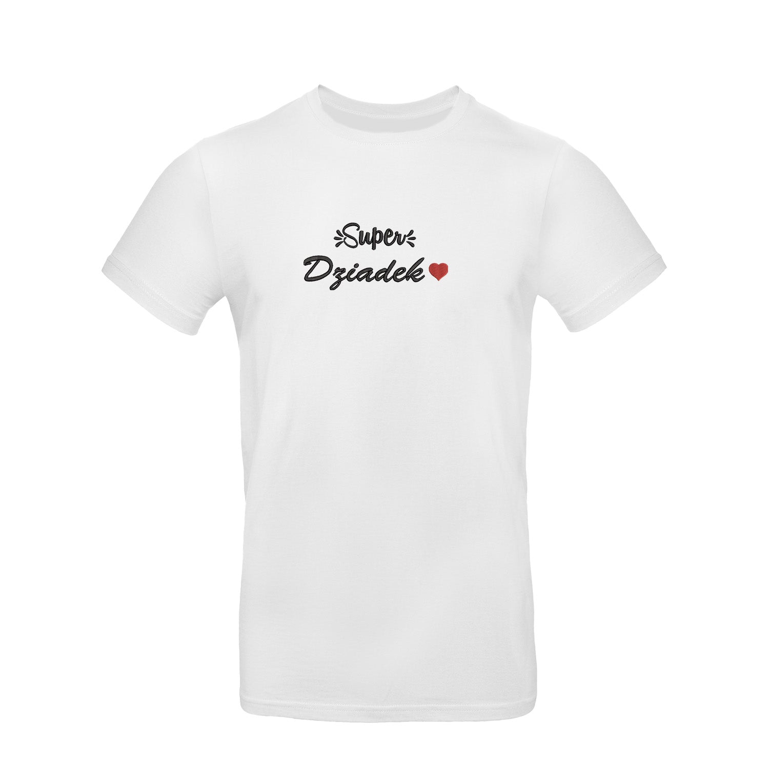 Super Dziadek – koszulka z haftem dla wyjątkowego Dziadka Haft z radości - nadruki i haft na odzieży Warszawa