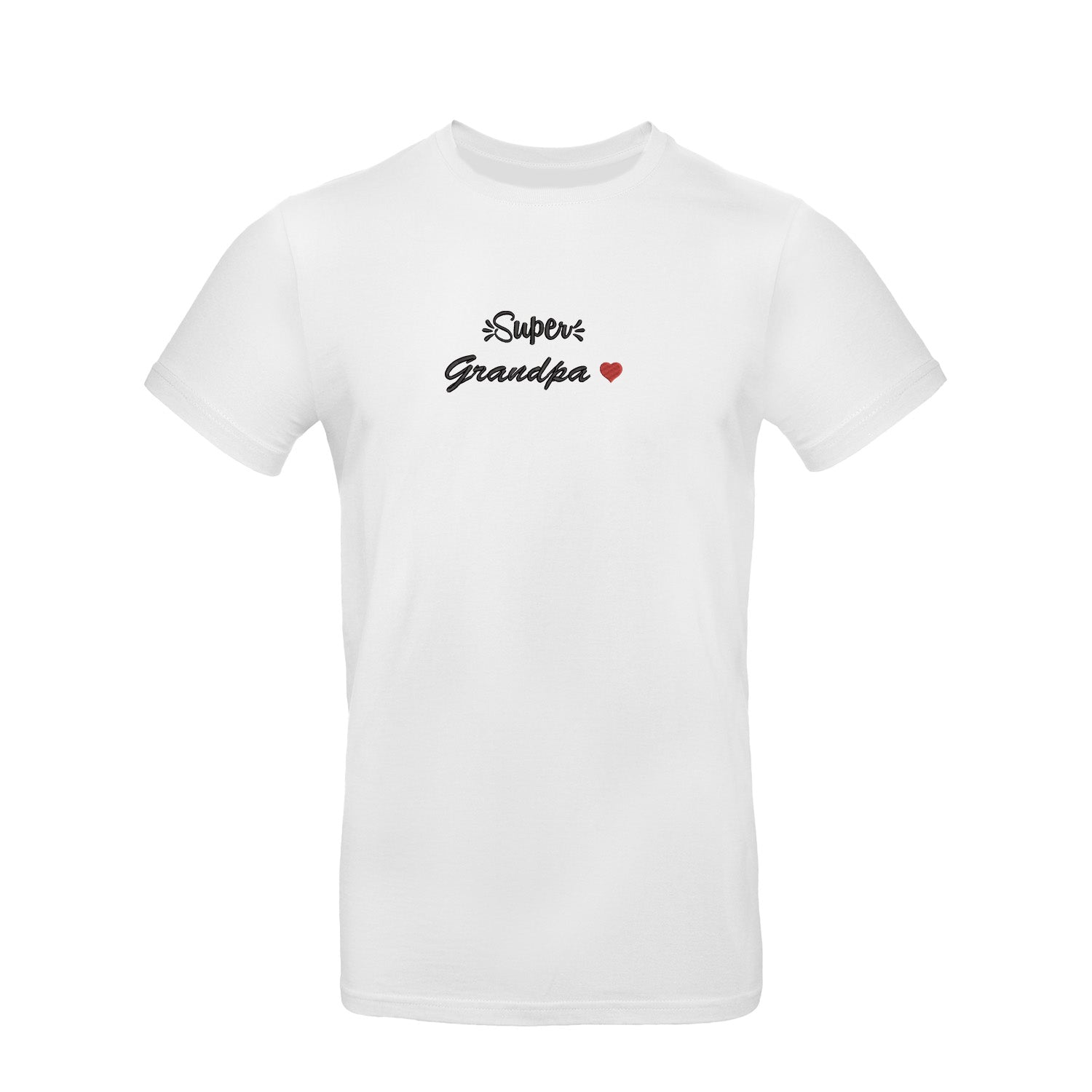 Koszulka Super Grandpa – haftowany napis dla wyjątkowego Dziadka Haft z radości - nadruki i haft na odzieży Warszawa
