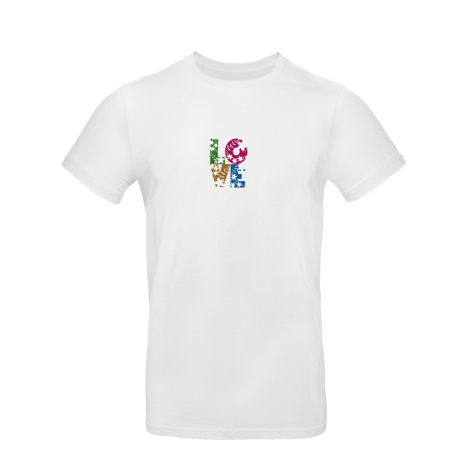 Koszulka z Haftem „Kwiatowe Love” – romantyczny akcent Haft z radości - nadruki i haft na odzieży Warszawa