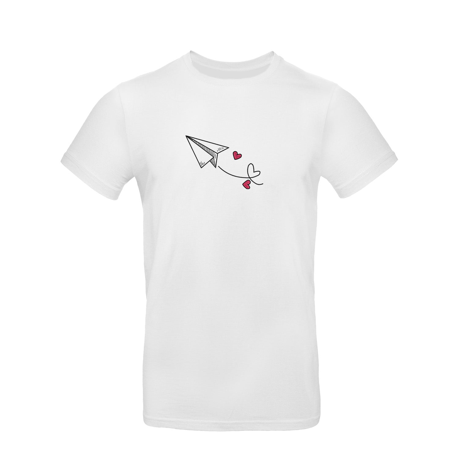 Koszulka z Haftem „Walentynkowy Liścik” – uroczy detal Haft z radości - nadruki i haft na odzieży Warszawa