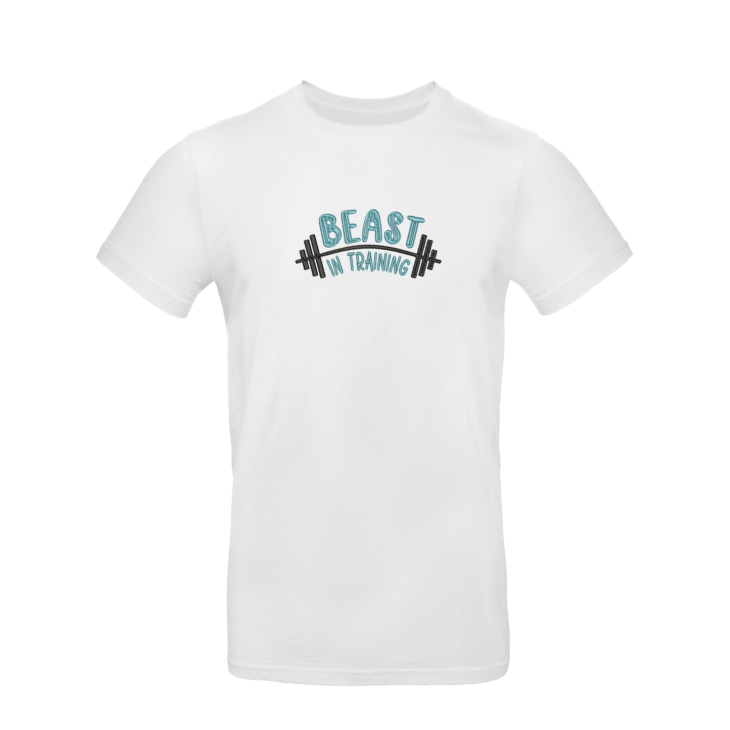 Koszulka unisex z haftem "Beast in Training Dad" | Dla aktywnego taty | Prezent dla sportowego ojca