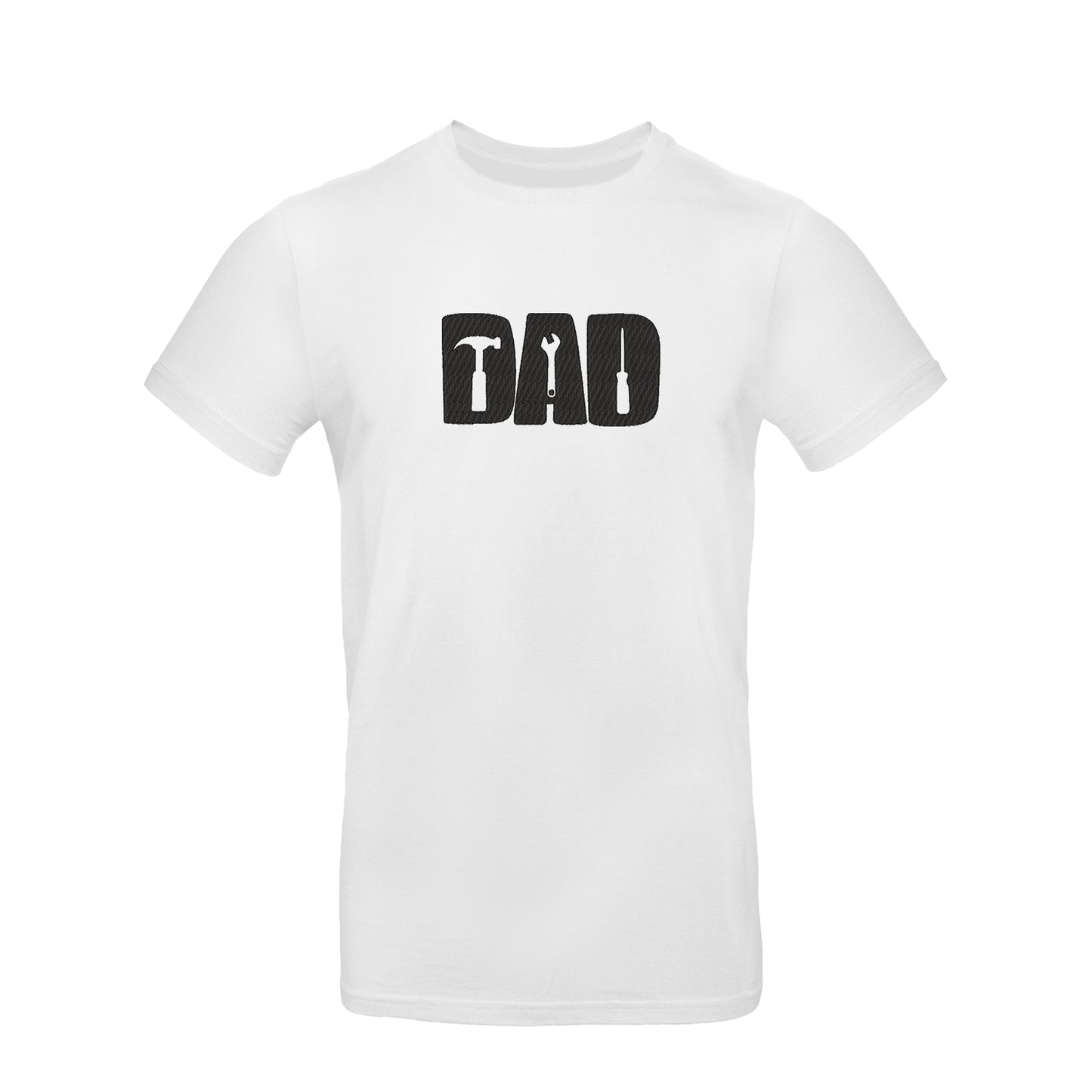 Koszulka unisex z haftem "Dad" – minimalistyczny i stylowy prezent dla taty