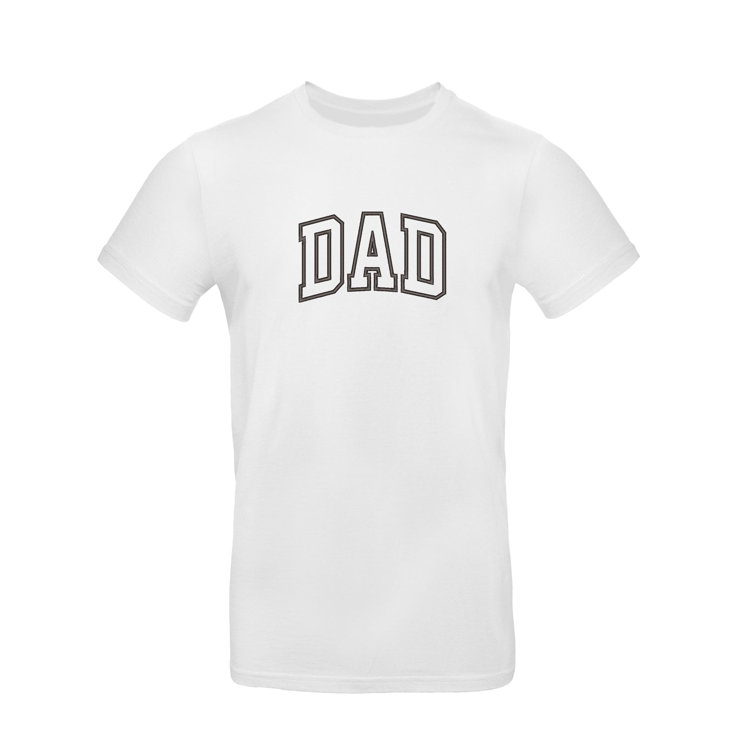 Koszulka unisex "Dad Applique" z haftem – stylowy prezent dla taty Haft z radości