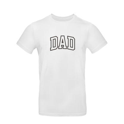 Koszulka unisex "Dad Applique" z haftem – stylowy prezent dla taty Haft z radości