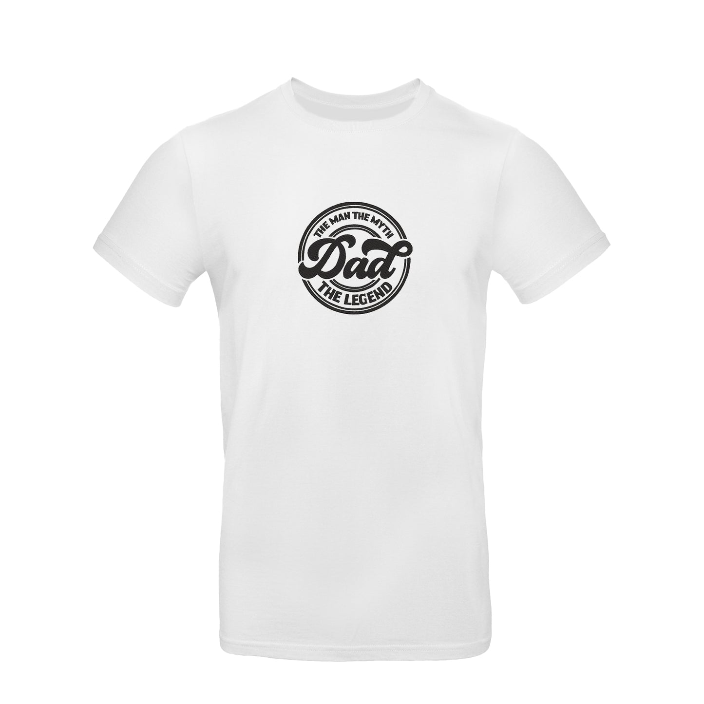 Koszulka unisex z haftem "Dad The Man The Myth The Legend" – prezent dla legendarnego taty