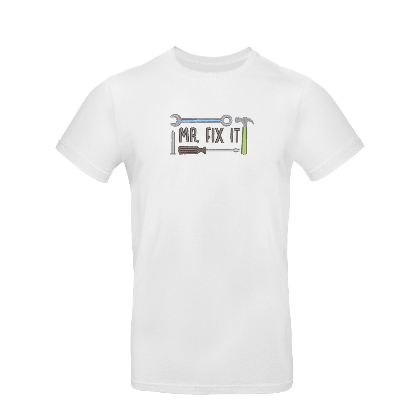 Koszulka unisex Mr Fix It 2– prezent dla majsterkowicza z haftem