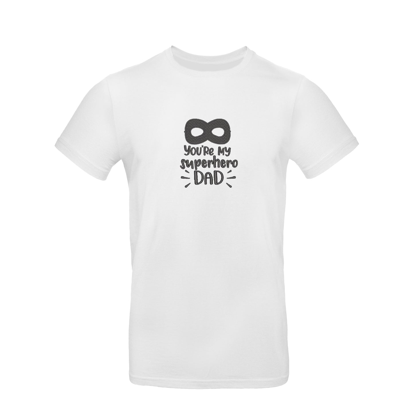 Koszulka unisex You’re My Superhero Dad – haftowana koszulka dla taty superbohatera