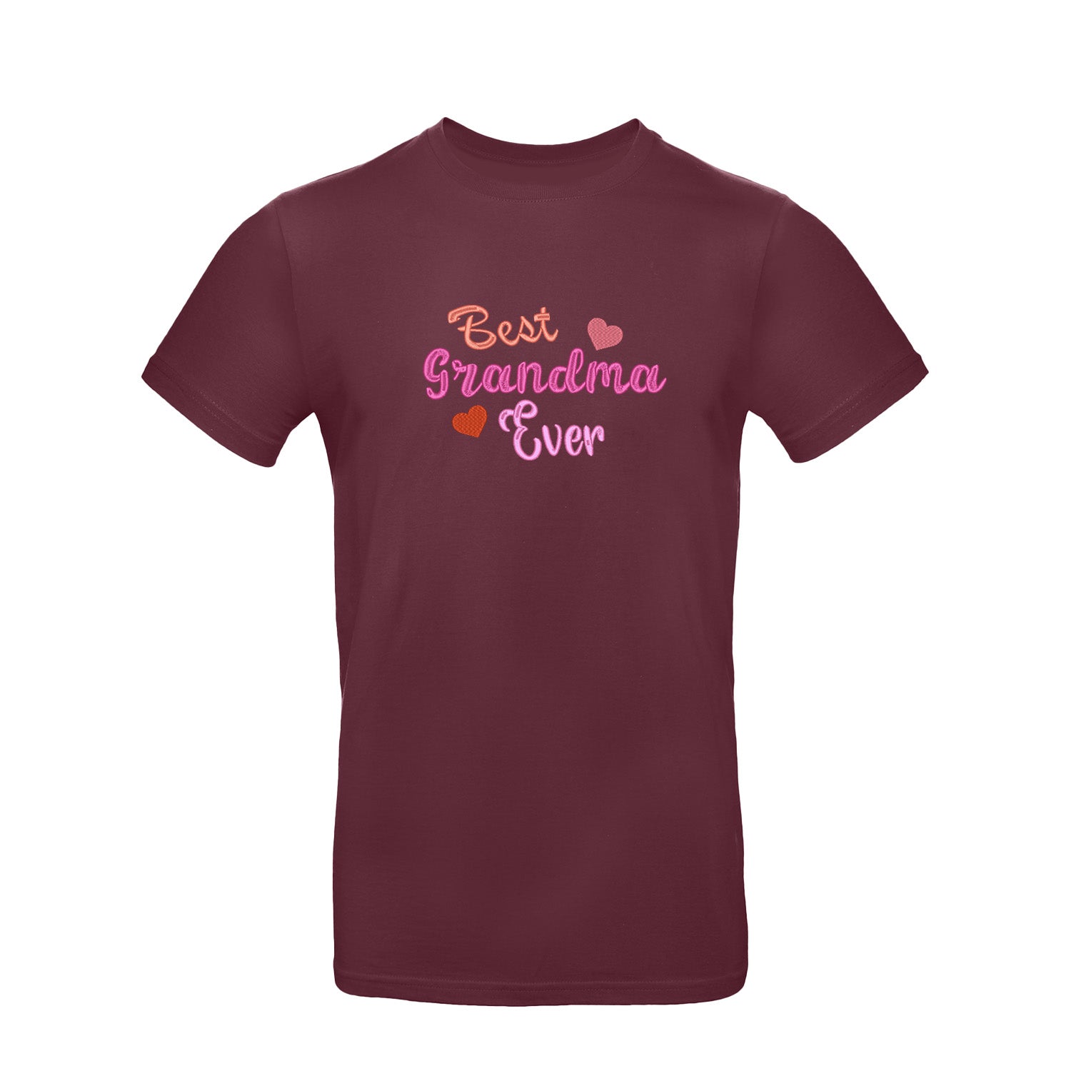 Koszulka z haftem Best Grandma Ever – prezent dla Babci Haft z radości - nadruki i haft na odzieży Warszawa